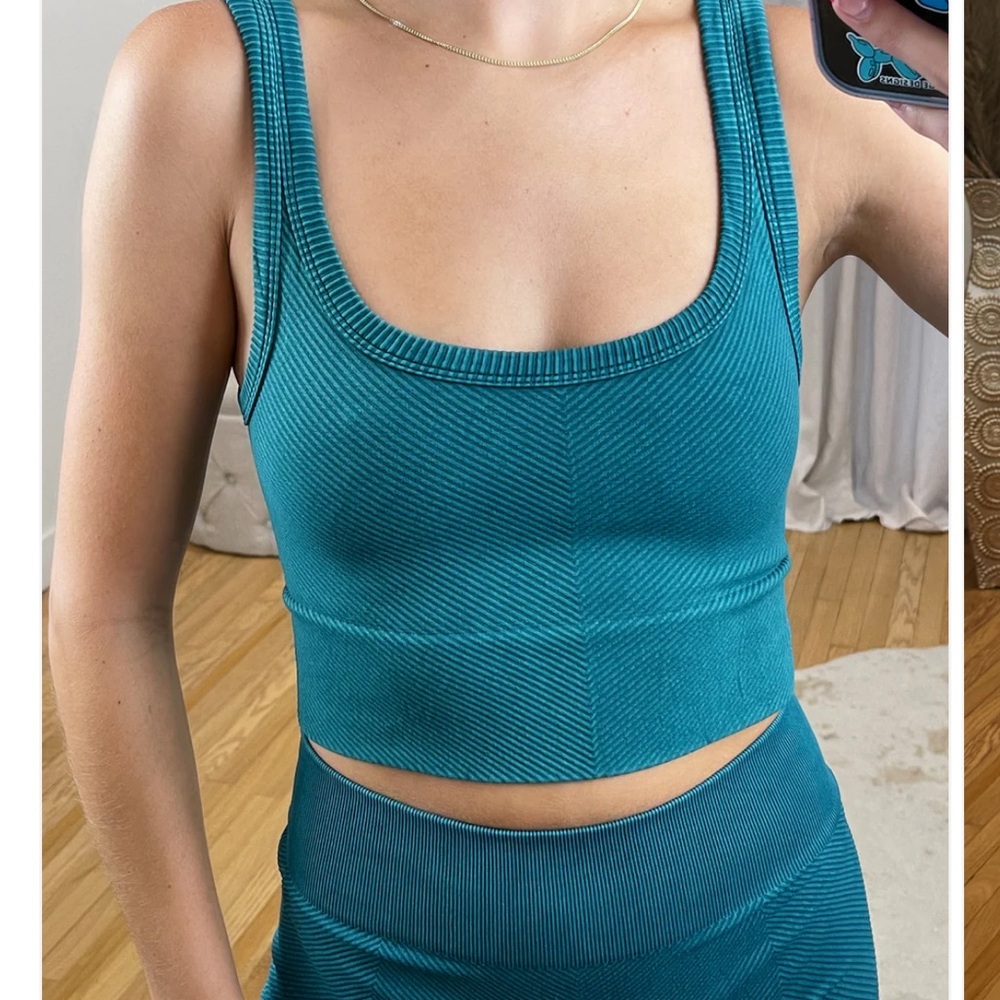 Women's green Nikibiki tank OS